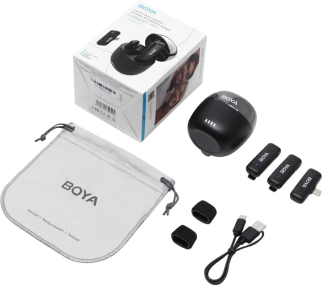 Thumbnail 8 de Boya BY-WM3T-U2 für USB-C: 2-Personen-Funkmikrofon-Set mit Ladecase