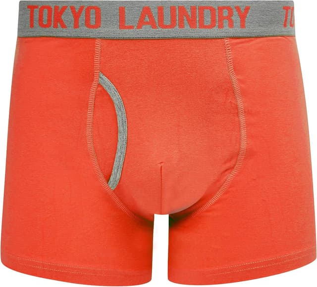 Detalle de Tokyo Laundry Men’s 2 Pack Gift Box Stretch Cotton Boxer Shorts Set