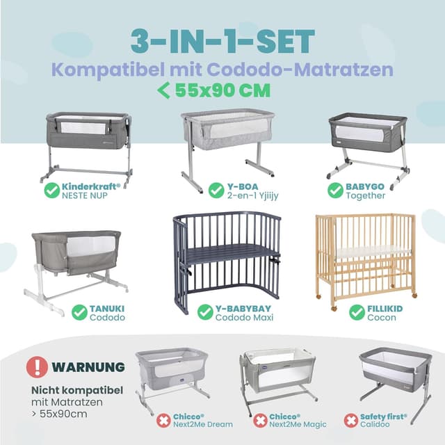 Detalle de Sweety Fox Spannbettlaken Set 55x90