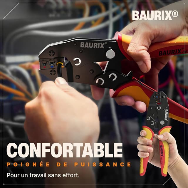 Thumbnail 5 de BAURIX Pince à sertir 700 cosses 0,50–6,00 mm²