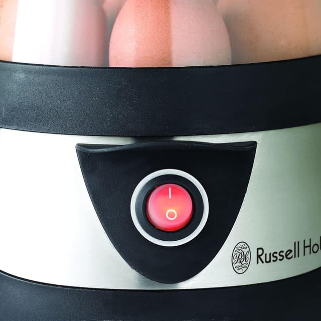 Detalle de Russell Hobbs Cook@Home 14048-56 : cuiseur d’œufs vapeur et poêlage, pour 7 œufs