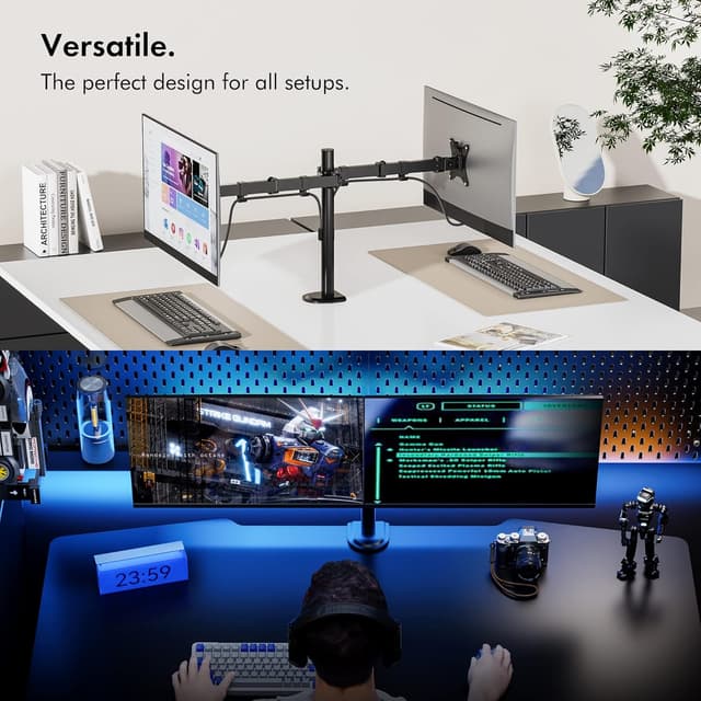 Thumbnail 3 de VonHaus Dual Monitor Stand 13-32