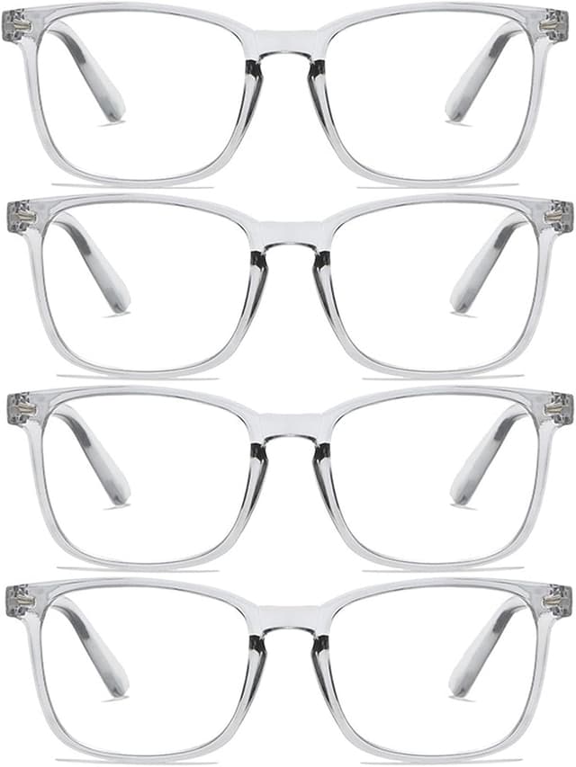 Detalle de Eyglajdd 5er-Pack Blaulichtfilter-Lesebrillen mit Federscharnieren für Damen & Herren