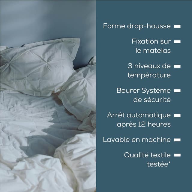 Thumbnail 6 de Beurer UB 74 sous-couverture chauffante 200x100 cm ⚙