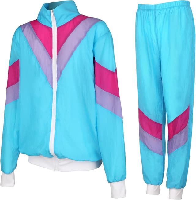 Thumbnail 3 de YADODO 90er 80er Jahre Outfit Trainingsanzug L