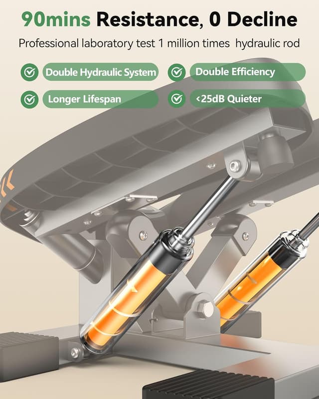 Detalle de Sportsroyals Exercise Stair Stepper für Zuhause – Up-Down Swing Stepper mit Power Ropes for Bein/Arm/Butt Training, Home Office Fitness Exercise
Sportsroyals Exercise Stair Stepper für Zuhause – Up-…