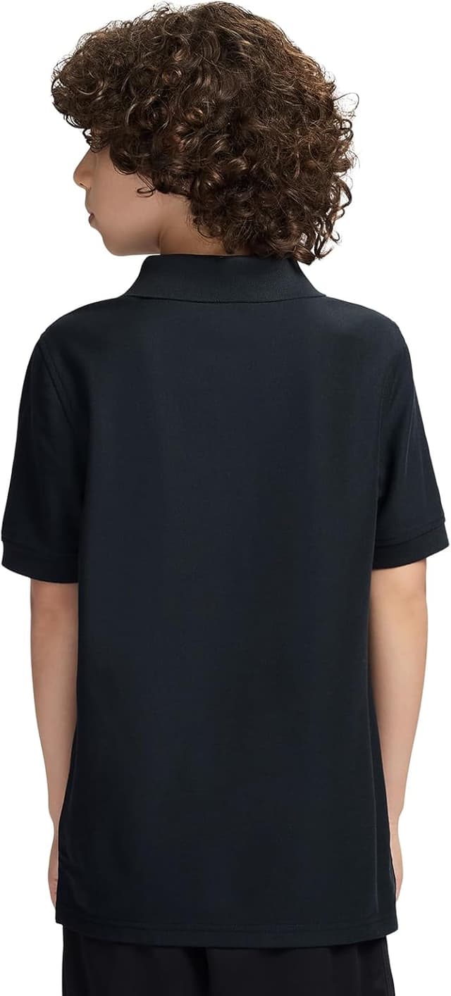 Detalle de Messi Boys' Lifestyle Short Sleeve Polo T-Shirt (Slim-Fit Graphic Tee) — Cotton Blend