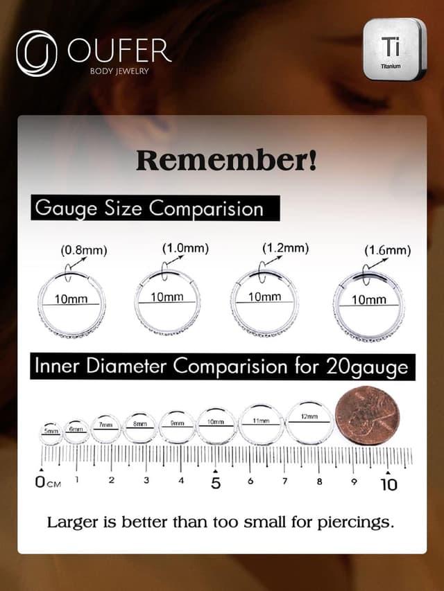 Thumbnail 5 de OUFER G23 Titanio Naso Clicker 8 mm