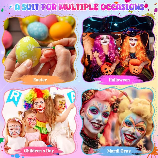 Thumbnail 5 de Kinderschminke Set Gigmeta 42 Gesichtsfarben