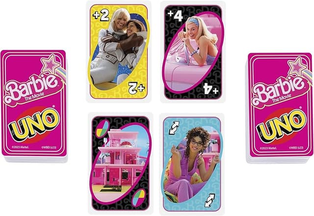 Thumbnail 4 de Mattel Games UNO Barbie The Movie — Juego de cartas familiar
