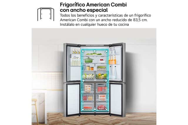 Thumbnail 4 de LG GML861PYPE Frigorífico American Combi 506 L, inox antihuellas
