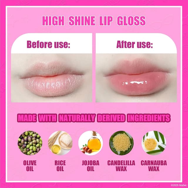 Detalle 2 de Townley Barbie Lipgloss Set 11-teilig