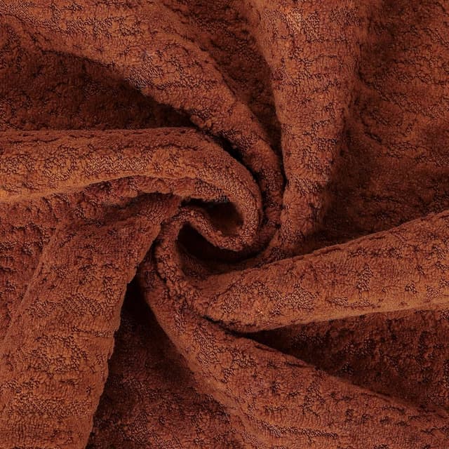 Detalle de Madizz 2er-Set Chenille-Samt Kissenbezüge mit Randdekor (ohne Füllung) für Sofa, Boho & Schlafzimmer – 40x80 cm