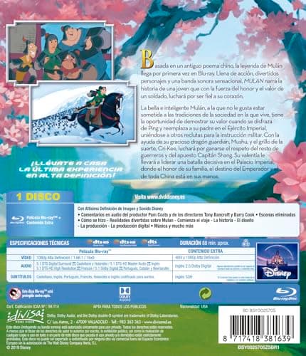 Thumbnail 1 de Mulán 🎥
