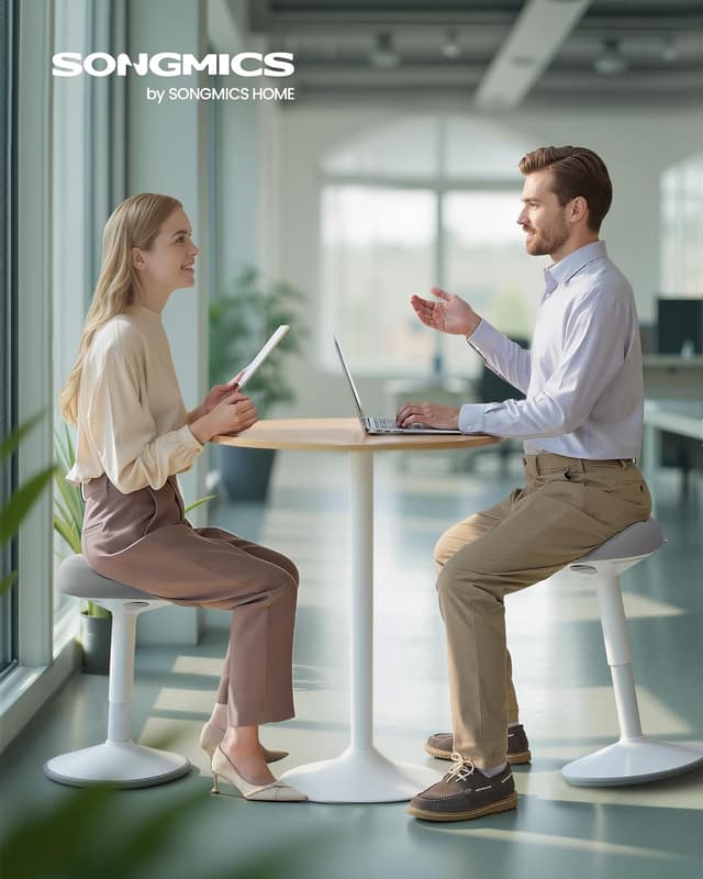 Detalle 2 de Höhenverstellbarer SONGMICS Stehhocker 48-65,5 cm