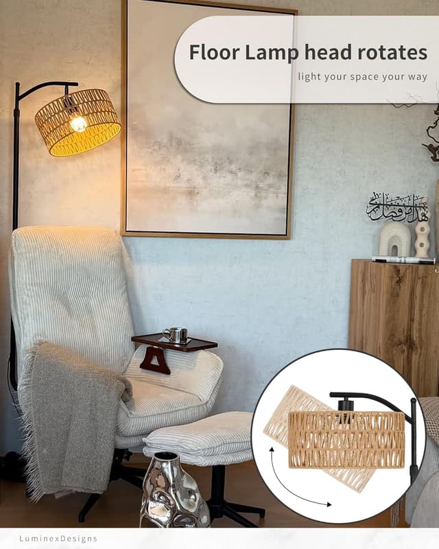 Thumbnail 6 de LuminexDesigns Lampada da Terra Vintage 176 cm