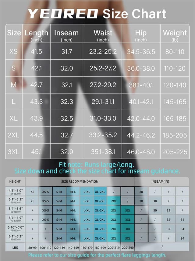 Thumbnail 5 de YEOREO CoreFlex flare leggings high-waist with pockets