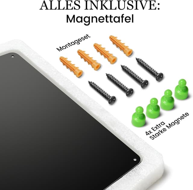 Thumbnail 6 de Magnettafel Schwarz 80x100 cm