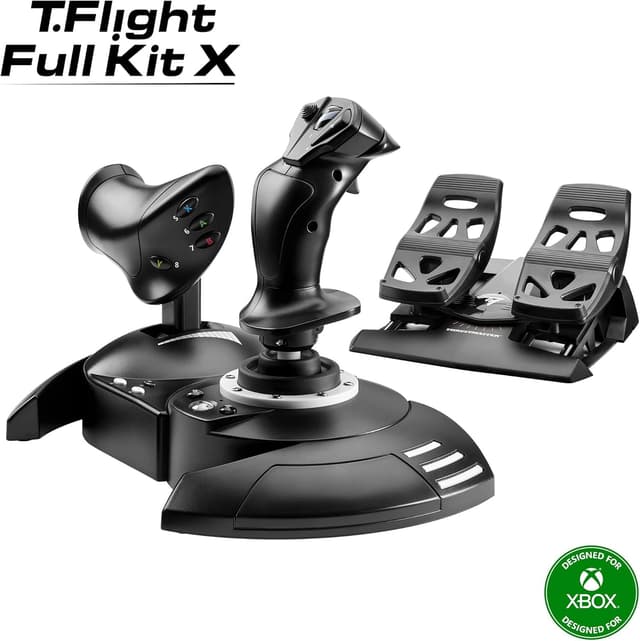 Detalle de Thrustmaster T.Flight Full Kit X : manette de vol complète avec pédales et accélérateur pour Xbox et PC