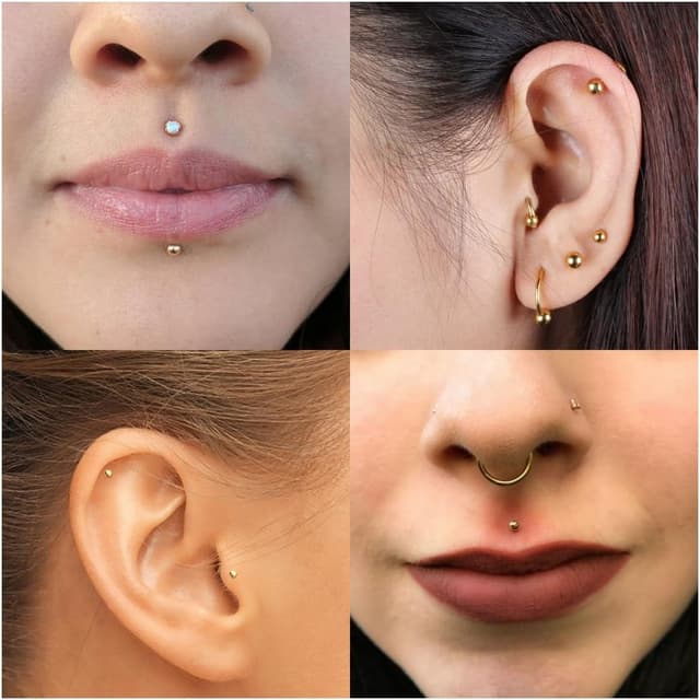 Thumbnail 4 de Gojewen 12er Lippenpiercing Stecker 1,2mm