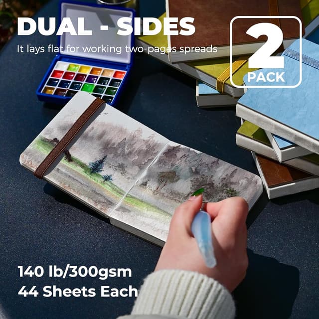 Thumbnail 1 de Funto Diario de Acuarela 44 hojas 3,9x3,9