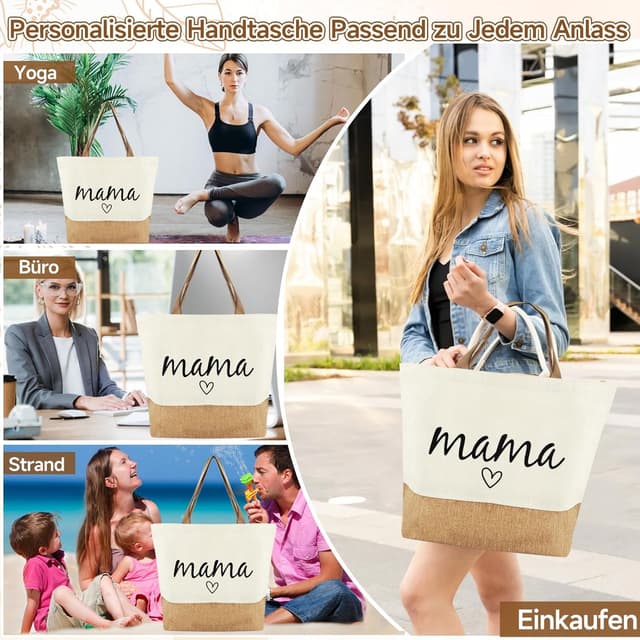 Thumbnail 5 de Tarklanda Sac en jute cadeau maman