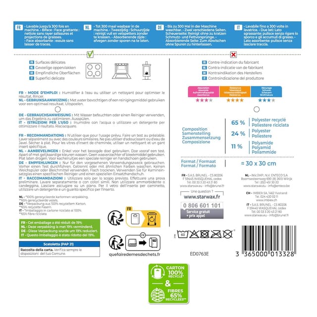 Thumbnail 1 de STARWAX - Paño de microfibra para vitrocerámica