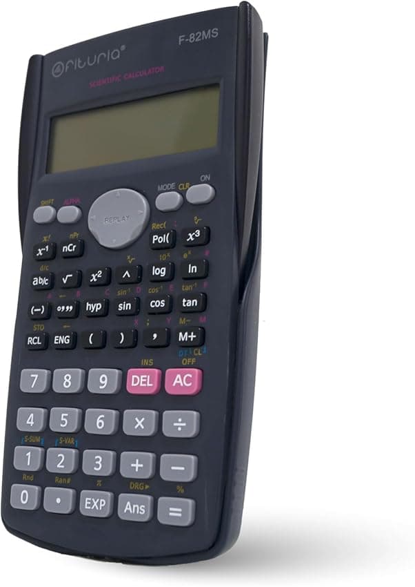 Detalle de Ofituria F-82MS calculadora científica 2 líneas
