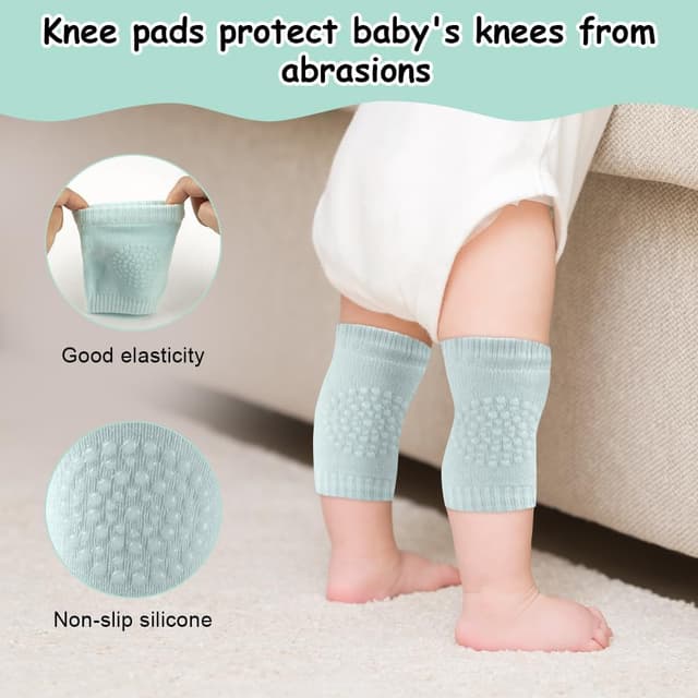 Detalle de Vicloon Coussin de protection de la tête pour bébé (4 à 24 mois) avec genouillères en harnais ajustable