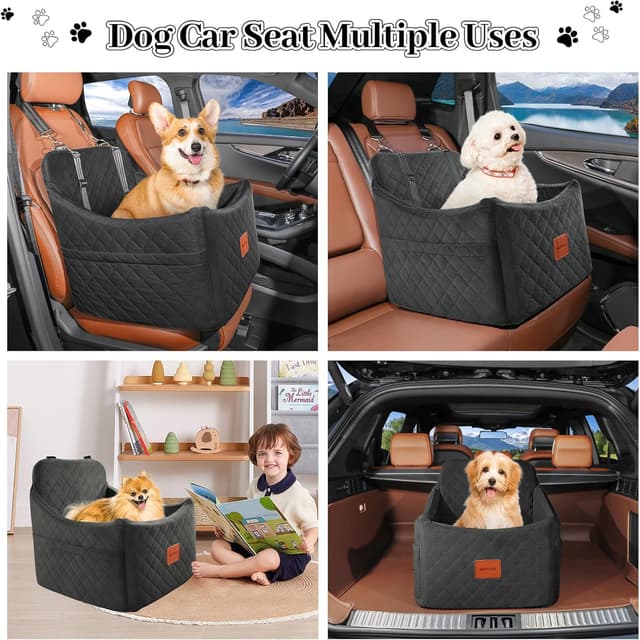 Thumbnail 6 de INDYBUD Small Dog Car Seat 35 lb pet booster