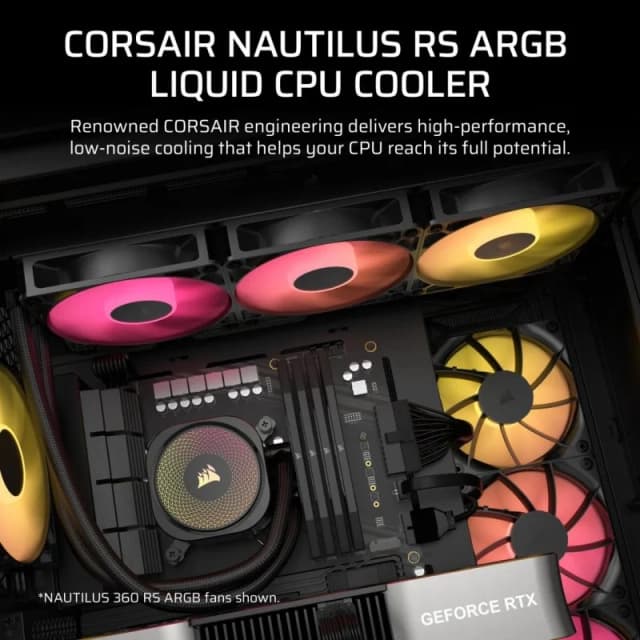 Detalle 2 de Corsair NAUTILUS 240 RS ARGB 240 mm