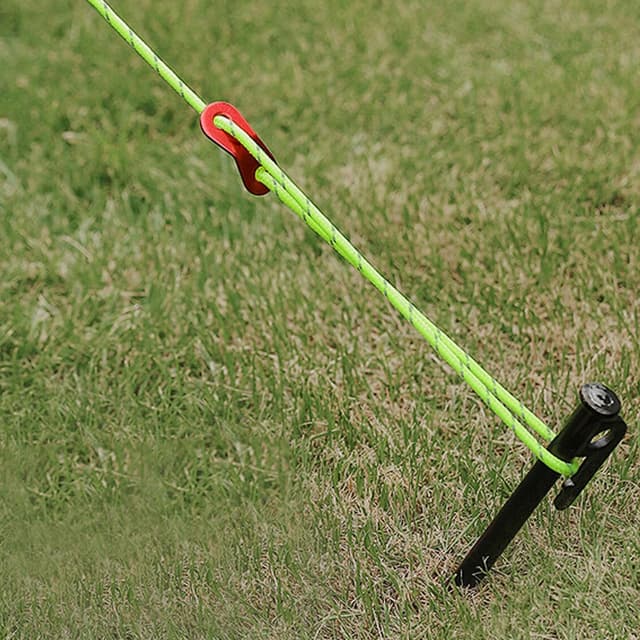 Thumbnail 2 de Abspannseile Camping Nylonschnur mit Seilspanner 4mm Zeltschnur 4M