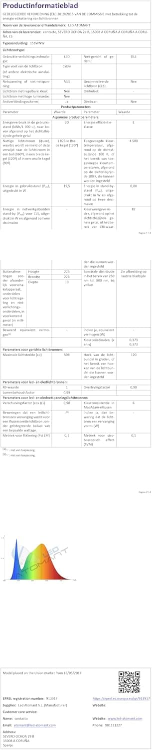 Thumbnail 15 de LED ATOMANT Pack 4x Downlight LED Extraplano Redondo