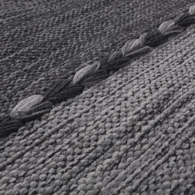 Detalle 2 de Paco Home tapis salon gris 120x170 cm 🛋