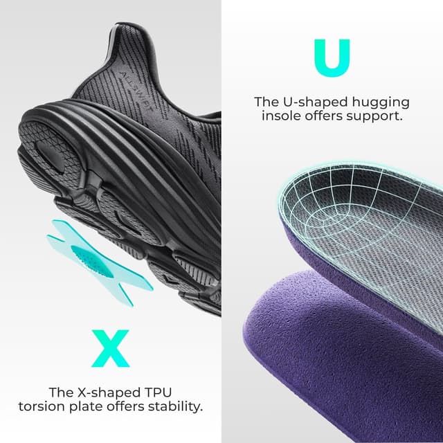 Thumbnail 5 de ALLSWIFIT Slip On Walking Shoes