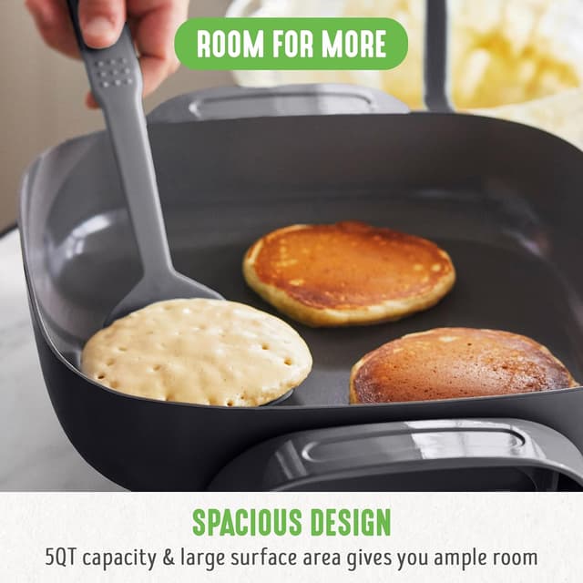 Thumbnail 4 de GreenLife 12" 5QT Electric Skillet — Nonstick Ceramic