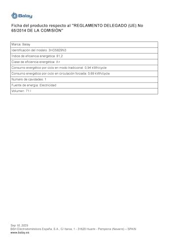 Thumbnail 8 de Balay Horno con Vapor 3HD5829N3