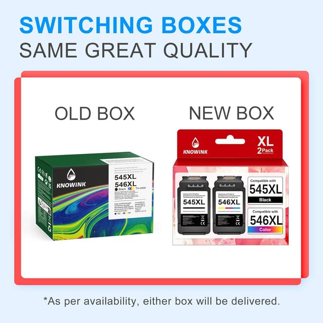 Thumbnail 1 de KNOWINK PG-545XL CL-546 XL 2er-Pack Druckerpatronen 🖨
