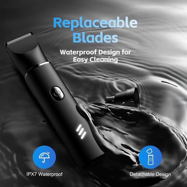 Thumbnail 4 de Body Hair Trimmer Men 2-in-1 Grooming Kit 🪒