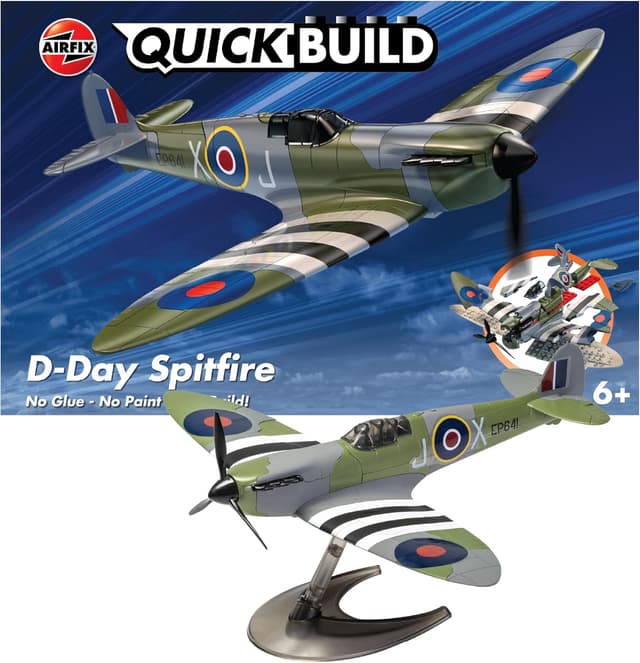 Thumbnail 6 de Airfix QuickBuild J6005 F22 Raptor model aircraft kit (no-glue, no-paint) for kids 6+