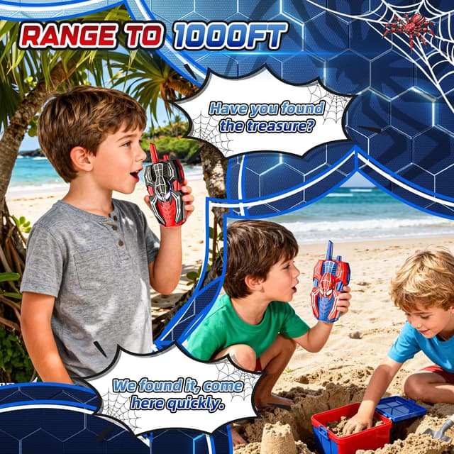 Thumbnail 1 de 2 Pack Spider Walkie Talkies for Kids 📟
