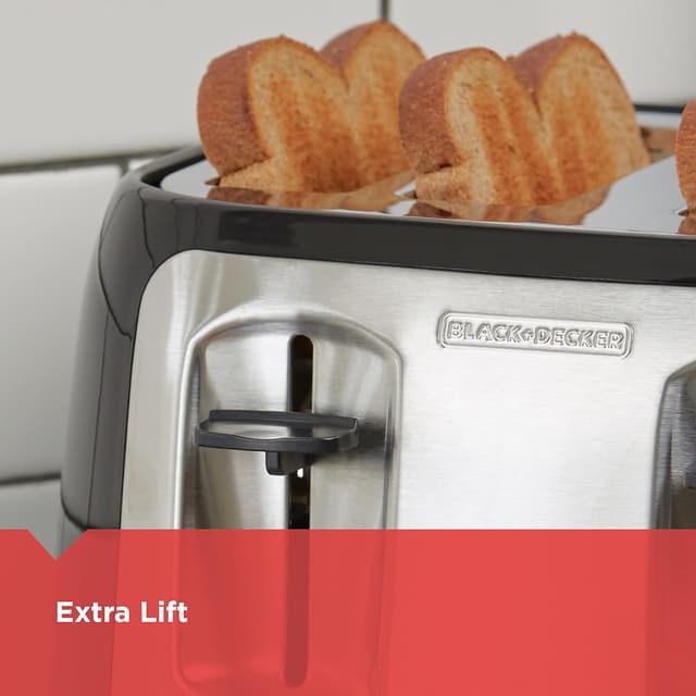 Thumbnail 4 de Black+Decker 4-Slice Toaster 1400W
