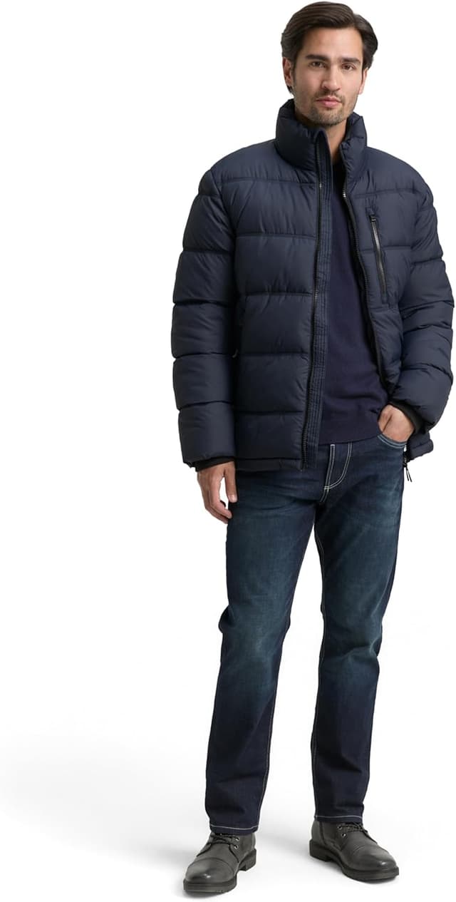 Detalle 2 de TOM TAILOR 1046974 Giacca da uomo: vestibilità comoda per l’uso quotidiano