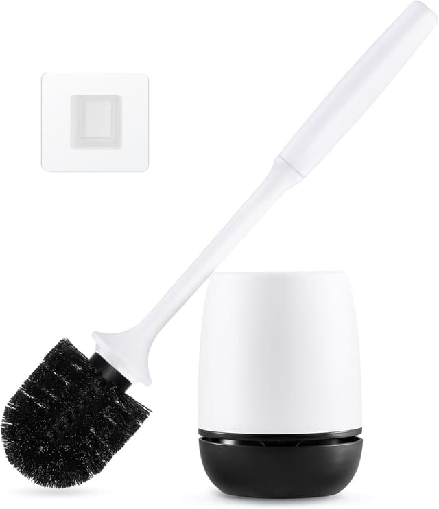Detalle de Toilet Brush Set with Holder Black Head