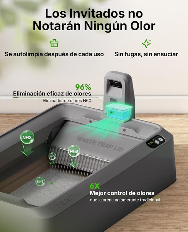 Thumbnail 5 de PETKIT PUROBOT Crystal Duo Arenero Autolimpiable