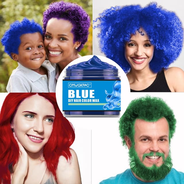 Thumbnail 4 de Kids 4 Color Temporary Hair Wax Dye