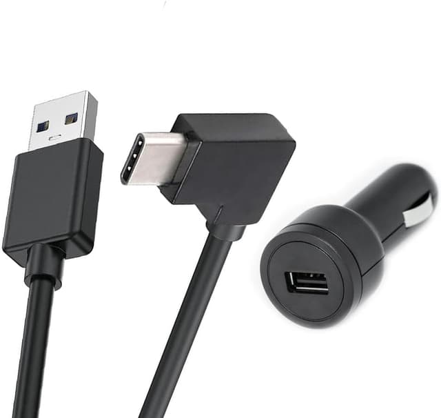 Detalle de TomTom Chargeur de Voiture USB-A vers USB-C pour GPS 5, 6 et 7 (compatibilité véhicules 12V/24V)