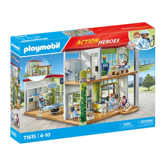 Detalle de PLAYMOBIL Hospital moderno juego de hospital