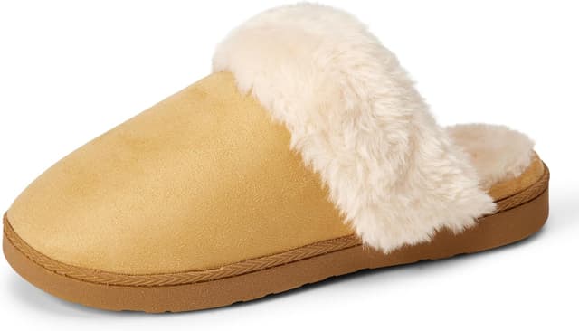 Detalle de Amazon Essentials Women’s Faux Fur Cosy Slippers