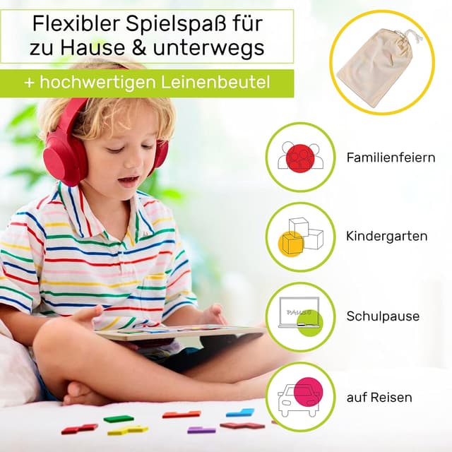 Thumbnail 2 de CUBIDI Kreatives Montessori Tangram Puzzle 3D